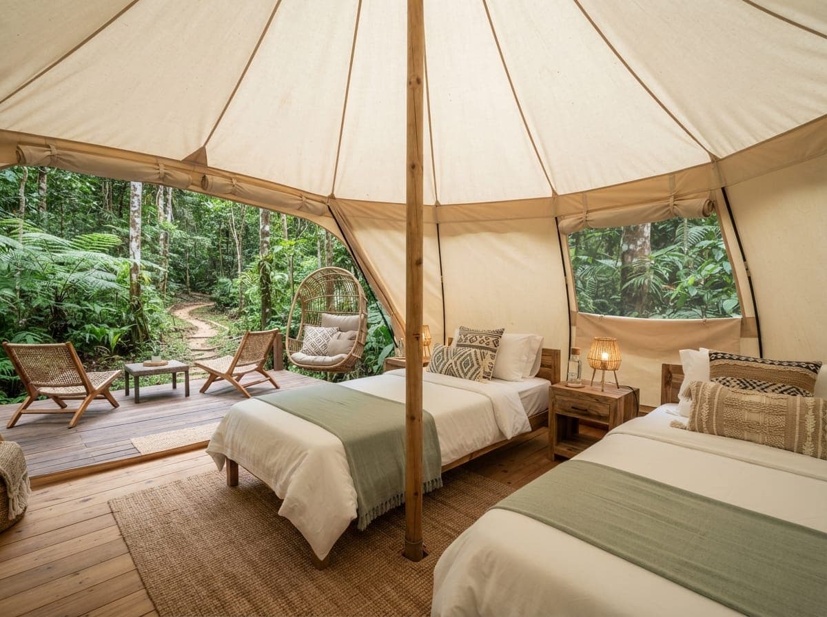 Premium Poolside Tent