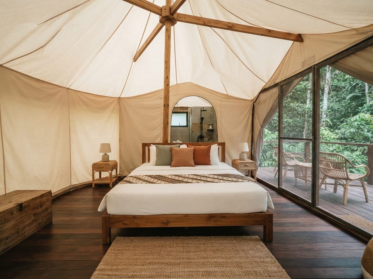Premium Poolside Tent — Gambar utama bilik